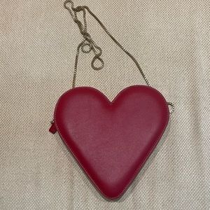 Fabulous, Rare and Classic Lulu Guiness Leather Heart Bag